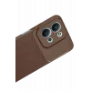 Mey İthalat®   Redmi 15C 5G Auto Focus Karbon Kapak - Kahverengi