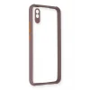 Mey İthalat®   Redmi 9A Kılıf Miami Şeffaf Silikon - Açık Mor