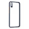 Mey İthalat®   Redmi 9A Kılıf Miami Şeffaf Silikon - Gri