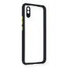 Mey İthalat®   Redmi 9A Kılıf Miami Şeffaf Silikon - Lacivert