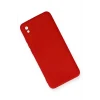 Mey İthalat®   Redmi 9A Kılıf Nano içi Kadife Silikon - Kırmızı