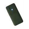 Mey İthalat®   Redmi 9C Kılıf Kelvin Kartvizitli Silikon - Koyu Yeşil