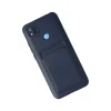 Mey İthalat®   Redmi 9C Kılıf Kelvin Kartvizitli Silikon - Lacivert