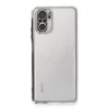 Mey İthalat®   Redmi Note 10 Kılıf  Lensli Silikon - Gümüş