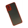Mey İthalat®   Redmi Note 10 Kılıf Montreal Silikon Kapak - Kırmızı