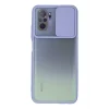 Mey İthalat®   Redmi Note 10 Kılıf Palm Buzlu Kamera Sürgülü Silikon - Lila