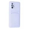 Mey İthalat®   Redmi Note 10 Pro Kılıf Kelvin Kartvizitli Silikon - Lila