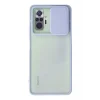 Mey İthalat®   Redmi Note 10 Pro Kılıf Palm Buzlu Kamera Sürgülü Silikon - Lila