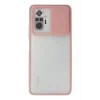 Mey İthalat®   Redmi Note 10 Pro Kılıf Palm Buzlu Kamera Sürgülü Silikon - Pembe