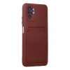 Mey İthalat®   Redmi Note 10S Kılıf Kelvin Kartvizitli Silikon - Bordo