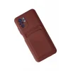 Mey İthalat®   Redmi Note 10S Kılıf Kelvin Kartvizitli Silikon - Bordo