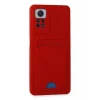 Mey İthalat®   Redmi Note 11 Pro Kılıf Kelvin Kartvizitli Silikon - Kırmızı