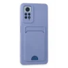 Mey İthalat®   Redmi Note 11 Pro Kılıf Kelvin Kartvizitli Silikon - Lila