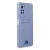 Mey İthalat®   Redmi Note 11 Pro Kılıf Kelvin Kartvizitli Silikon - Lila