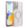 Mey İthalat®   Redmi Note 12 Pro 4G Joke Simli Magneticsafe Kılıf - Gold