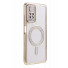 Mey İthalat®   Redmi Note 12 Pro 4G Joke Simli Magneticsafe Kılıf - Gold