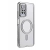 Mey İthalat®   Redmi Note 12 Pro 4G Joke Simli Magneticsafe Kılıf - Gümüş