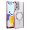 Mey İthalat®   Redmi Note 12 Pro 4G Joke Simli Magneticsafe Kılıf - Pembe