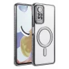 Mey İthalat®   Redmi Note 12 Pro 4G Joke Simli Magneticsafe Kılıf - Siyah