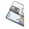 Mey İthalat®   Redmi Note 12 Pro 4G Joke Simli Magneticsafe Kılıf - Siyah