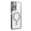 Mey İthalat®   Redmi Note 12 Pro 4G Joke Simli Magneticsafe Kılıf - Siyah