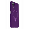 Mey İthalat®   Redmi Note 12 Pro 4G Regal Magsafe Standlı Kapak - Derin Mor