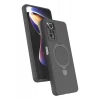 Mey İthalat®   Redmi Note 12 Pro 4G Regal Magsafe Standlı Kapak - Titan Gri