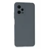 Mey İthalat®   Redmi Note 12 Pro 5G Kılıf Nano içi Kadife Silikon - Gri