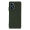Mey İthalat®   Redmi Note 12 Pro 5G Kılıf Nano içi Kadife Silikon - Koyu Yeşil