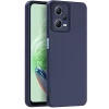 Mey İthalat®   Redmi Note 12 Pro 5G Kılıf Nano içi Kadife Silikon - Lacivert