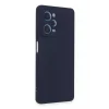 Mey İthalat®   Redmi Note 12 Pro 5G Kılıf Nano içi Kadife Silikon - Lacivert