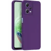 Mey İthalat®   Redmi Note 12 Pro 5G Kılıf Nano içi Kadife Silikon - Mor