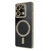 Mey İthalat®   Redmi Note 13 Pro 4G Joke Simli Magneticsafe Kılıf - Gold