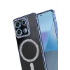 Mey İthalat®   Redmi Note 13 Pro 4G Joke Simli Magneticsafe Kılıf - Mavi