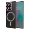 Mey İthalat®   Redmi Note 13 Pro 4G Joke Simli Magneticsafe Kılıf - Pembe