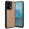 Mey İthalat®   Redmi Note 13 Pro 4G Kılıf Aras Deri Kapak - Pudra
