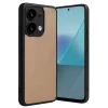Mey İthalat®   Redmi Note 13 Pro 4G Kılıf Aras Deri Kapak - Pudra