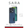 Mey İthalat®   Redmi Note 13 Pro 4G Kılıf Sara Kartvizitli Deri Kılıf - Koyu Yeşil
