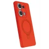 Mey İthalat®   Redmi Note 13 Pro 4G Regal Magsafe Standlı Kapak - Turuncu