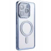 Mey İthalat®   Redmi Note 14 4G Joke Simli Magneticsafe Kılıf - Mavi