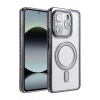 Mey İthalat®   Redmi Note 14 4G Joke Simli Magneticsafe Kılıf - Siyah