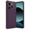 Mey İthalat®   Redmi Note 14 4G Kelvin Kartvizitli Silikon - Derin Mor