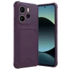 Mey İthalat®   Redmi Note 14 4G Kelvin Kartvizitli Silikon - Derin Mor