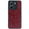 Mey İthalat®   Redmi Note 14 4G Kılıf Aras Deri Kapak - Bordo
