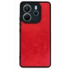 Mey İthalat®   Redmi Note 14 4G Kılıf Aras Deri Kapak - Kırmızı