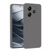 Mey İthalat®   Redmi Note 14 4G Kılıf First Silikon - Gri