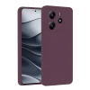 Mey İthalat®   Redmi Note 14 4G Kılıf First Silikon - Mürdüm