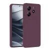 Mey İthalat®   Redmi Note 14 4G Kılıf First Silikon - Mürdüm