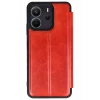 Mey İthalat®   Redmi Note 14 4G Kılıf Flip Cover - Kırmızı
