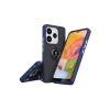 Mey İthalat®   Redmi Note 14 4G Montreal Yüzüklü Silikon Kapak - Lacivert